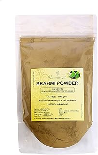 Yauvanya Brahmi Poudre pour soins capillaires 100 g