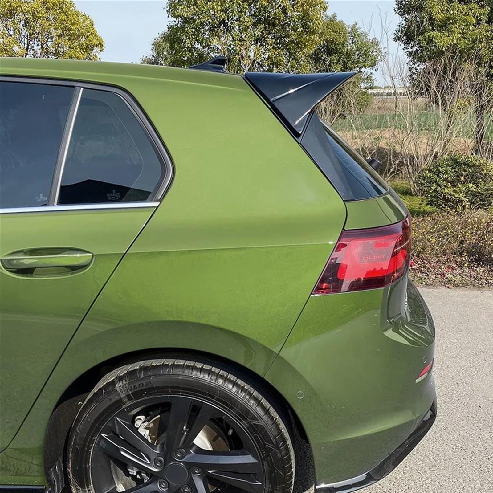 Alerón Trasero del Coche para VW For Golf 8 MK8 For GTI R For GTD Clubsport CS 2020+, Alto Rendimiento FáCil de Instalar Tapa Protectora PortóN Trasero, Accesorios para CarroceríA