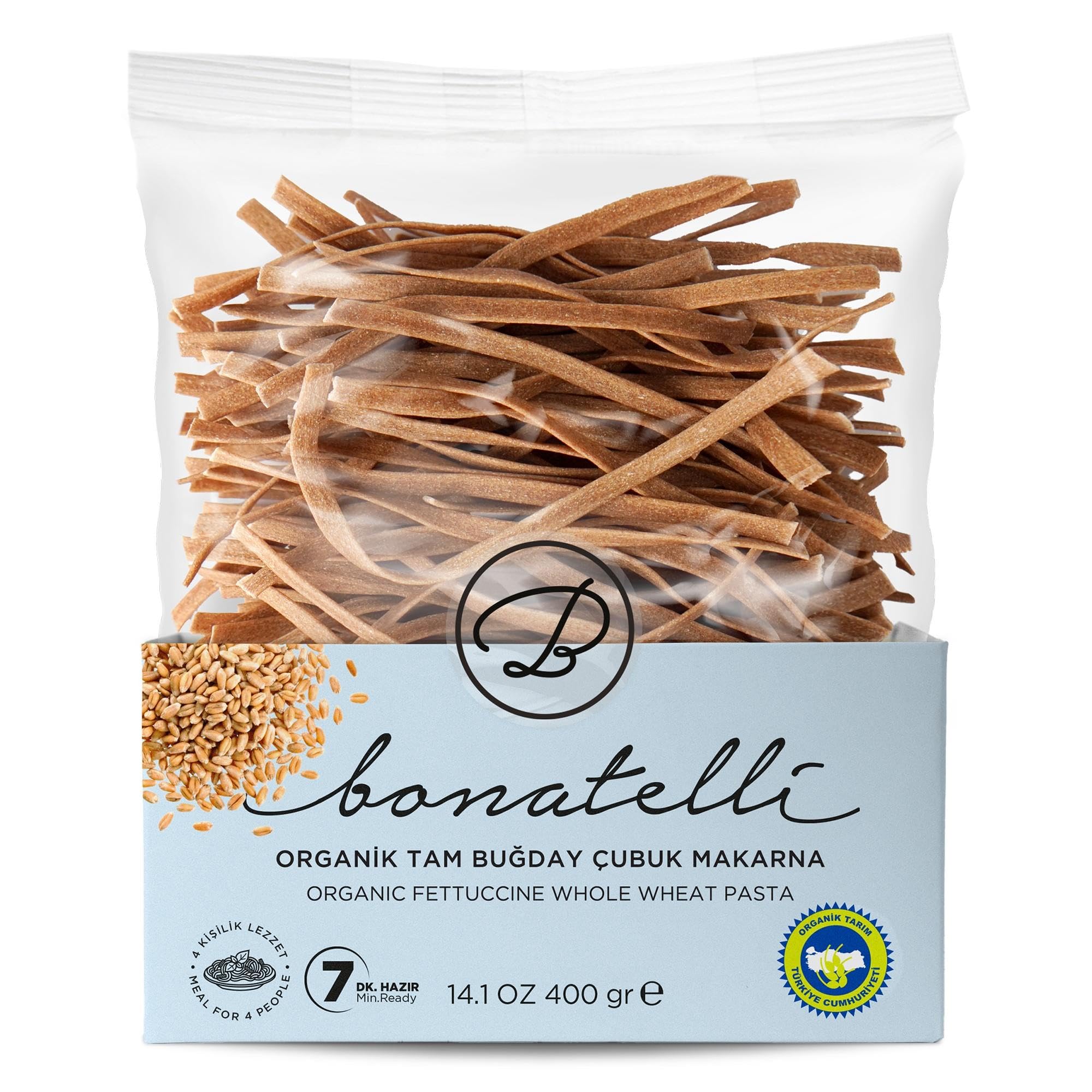 Bonatelli Vegan Tam Buğday Makarna 400 Gr