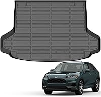 Vista 13 de Auxko Alfombrillas para todo tipo de clima, aptas para Honda CR-V 2017-2022, forros de elastómero termoplástico, accesorios para todas