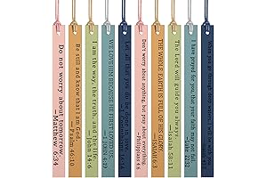 Laumoi Christian Leather Bookmarks: Uplifting Gifts for Teachers