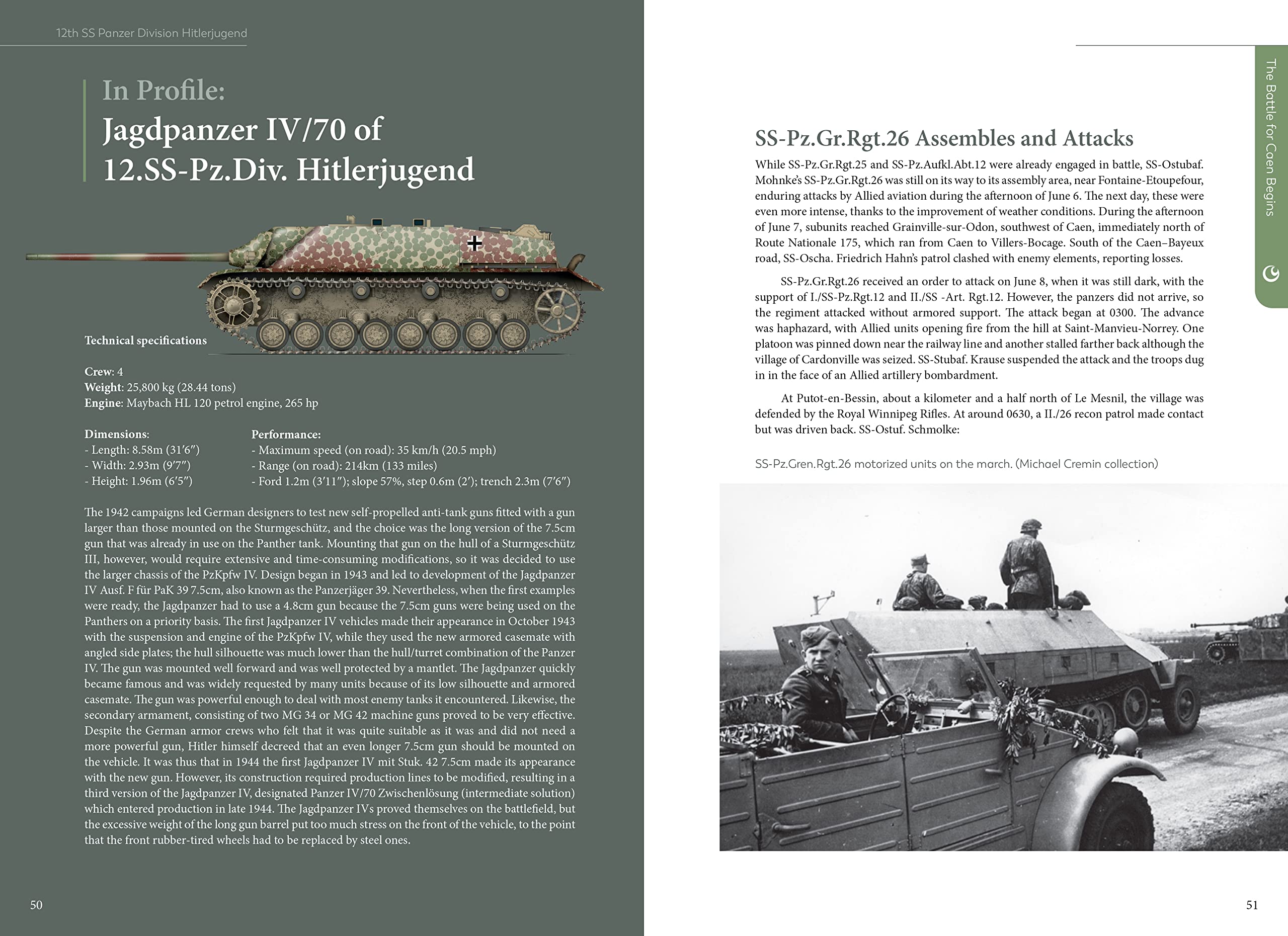12th SS Panzer Division Hitlerjugend: From Formation to the Battle of Caen (Casemate Illustrated)