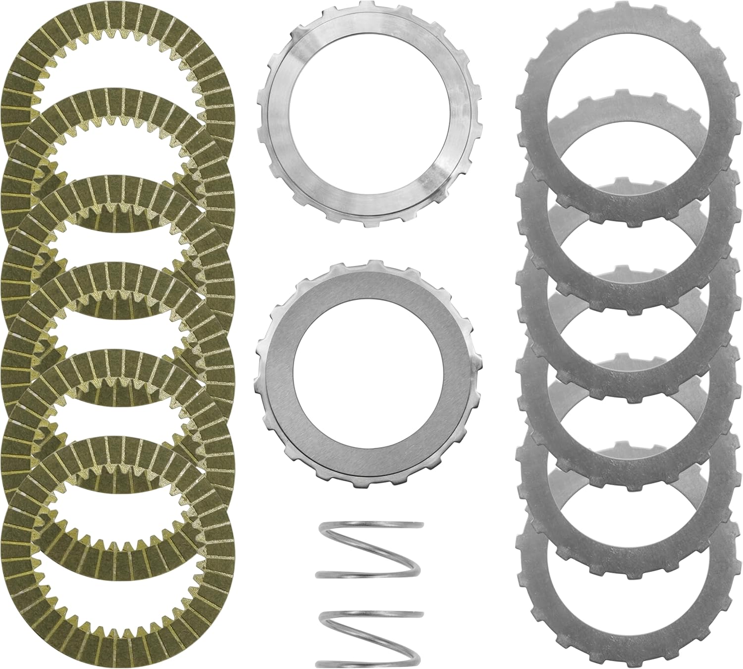 Caltric Clutch Friction Plates Kit Compatible with Honda Foreman Rubicon 500 TRX500FA 2015-2019 /Rubicon 520 TRX520FA 2020-2024