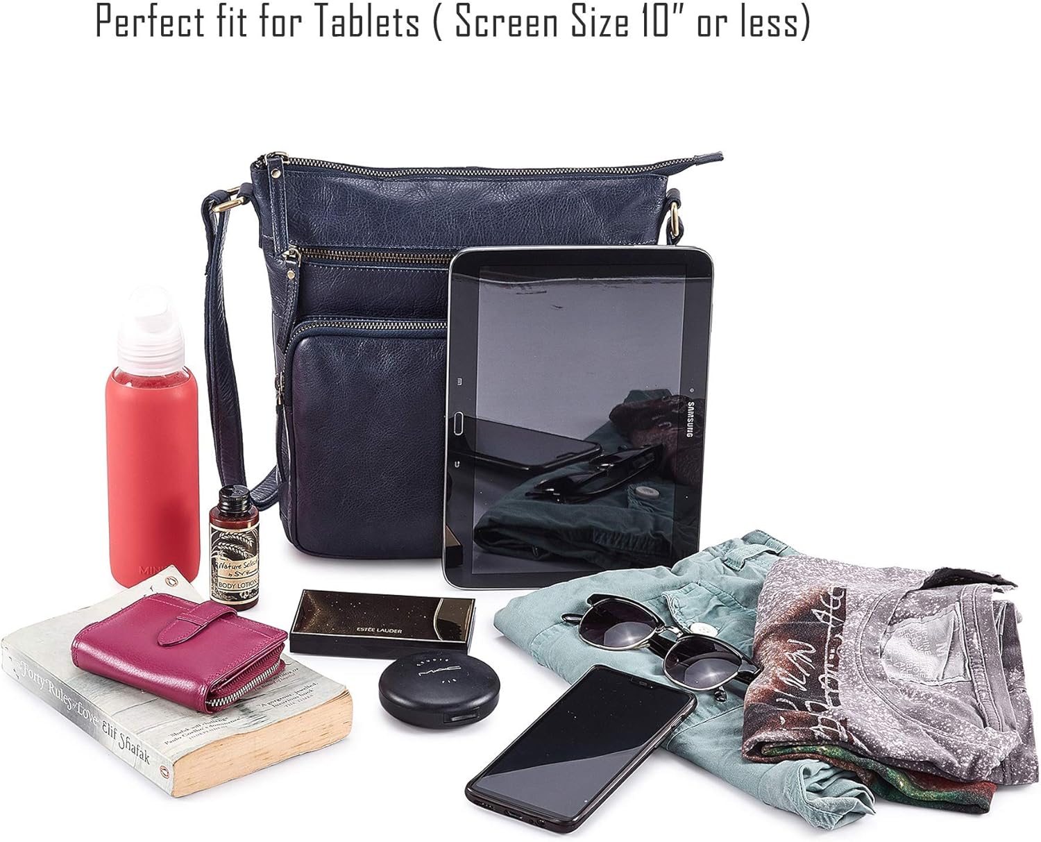 Genuine Leather Crossbody Bags for Women Handmade Sling Shoulder Purse Stylish Travel Handbag with Full Adjustable Strap - Image 7