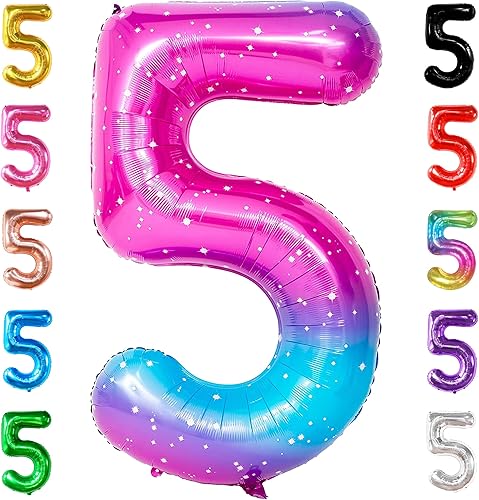 Miniatura 1528 de KatchOn, Globo dorado gigante del número 8 de 40 pulgadas, globo dorado del número 8 para decoraciones de cumpleaños de 8 años para niñas