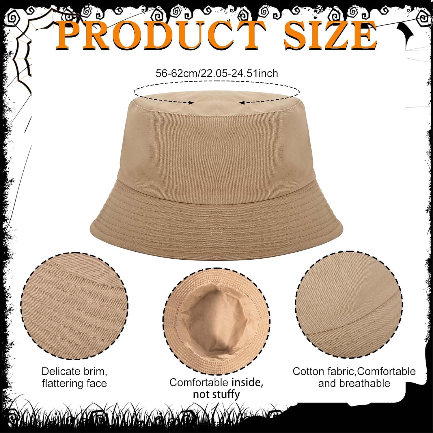 JcHrmers 4 Pcs Halloween Butterfly Catcher Costume Include Bucket Hat,Vest,Butterfly Net for Men Women Party Dress Up