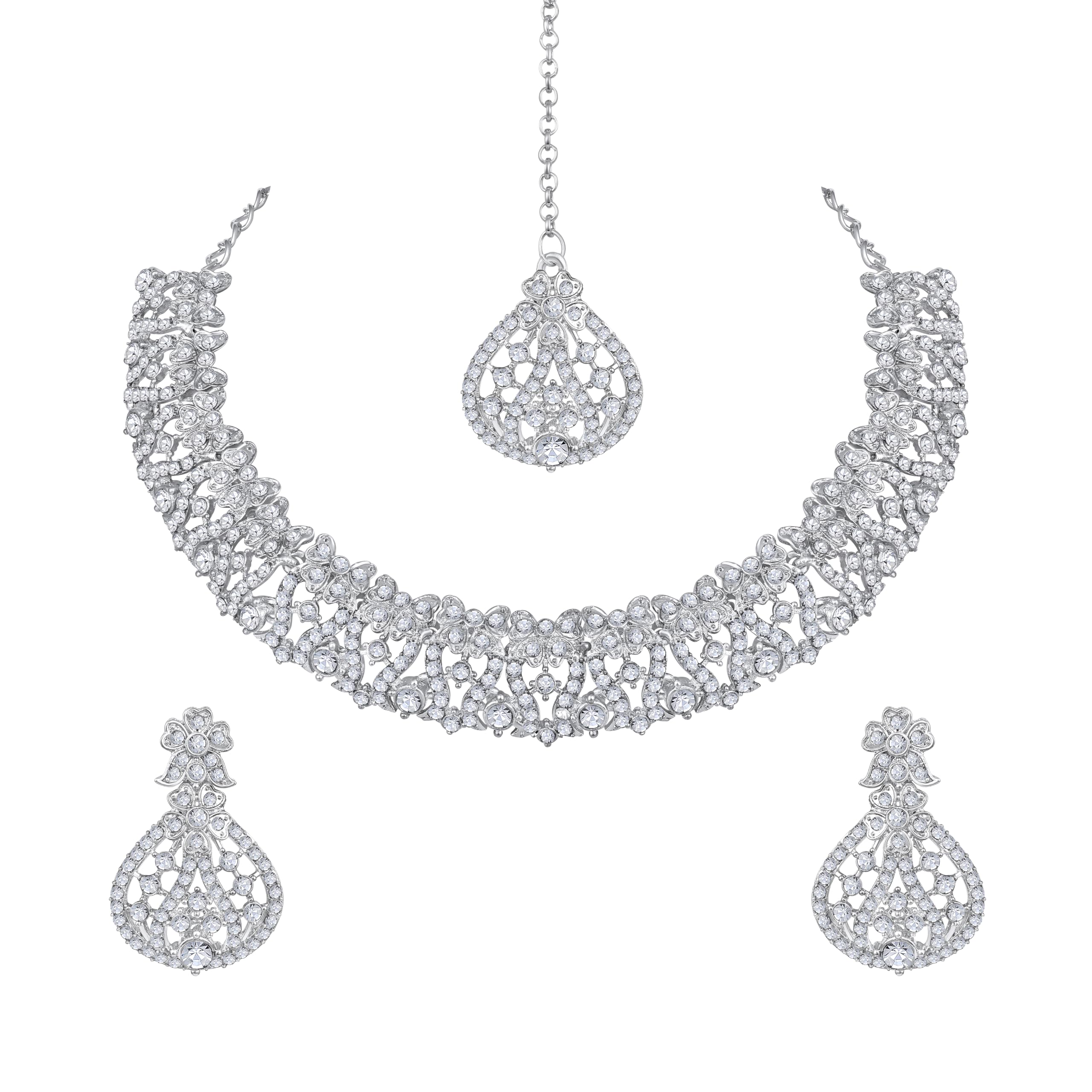 Atasi International Splendid Jewellery/Necklace Set for Women | Ideal for Party, Wedding and Festive Occasion
