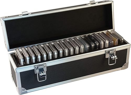 Miniatura 2 de Ursae Minoris Elite - Caja de aluminio negra para 20 soportes de monedas de estilo certificado o certificado NGC, PCGS, ANACS, Ursae Minoris Elite,