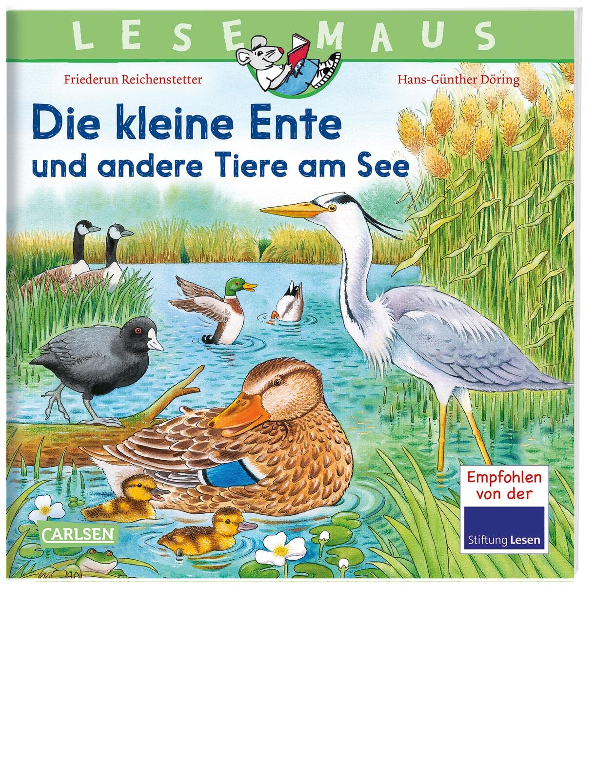 LESEMAUS 177: Die kleine Ente und andere Tiere am See: Erstes Wissen über heimische Tiere | für Kinder ab 3