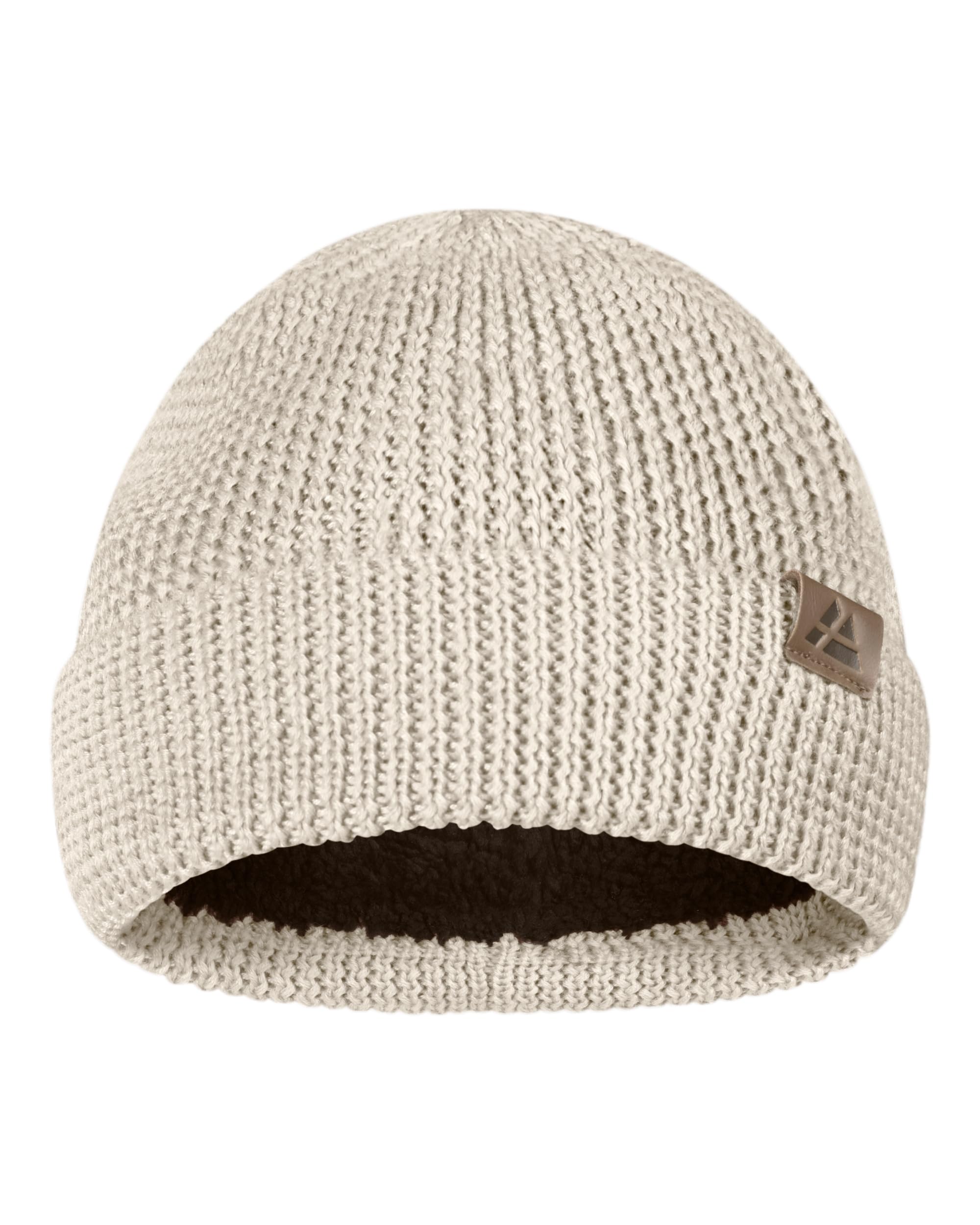 Merino Wool Beanie, Fleece Lined Winter Hat, Unisex