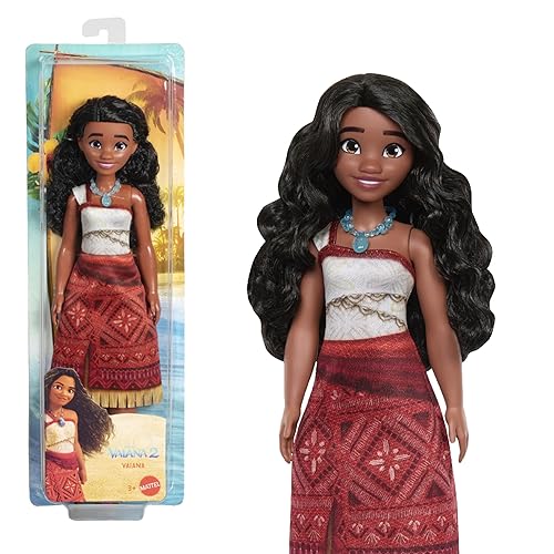 Mattel Disney Oceania 2 - Vaiana, bambola alla moda con