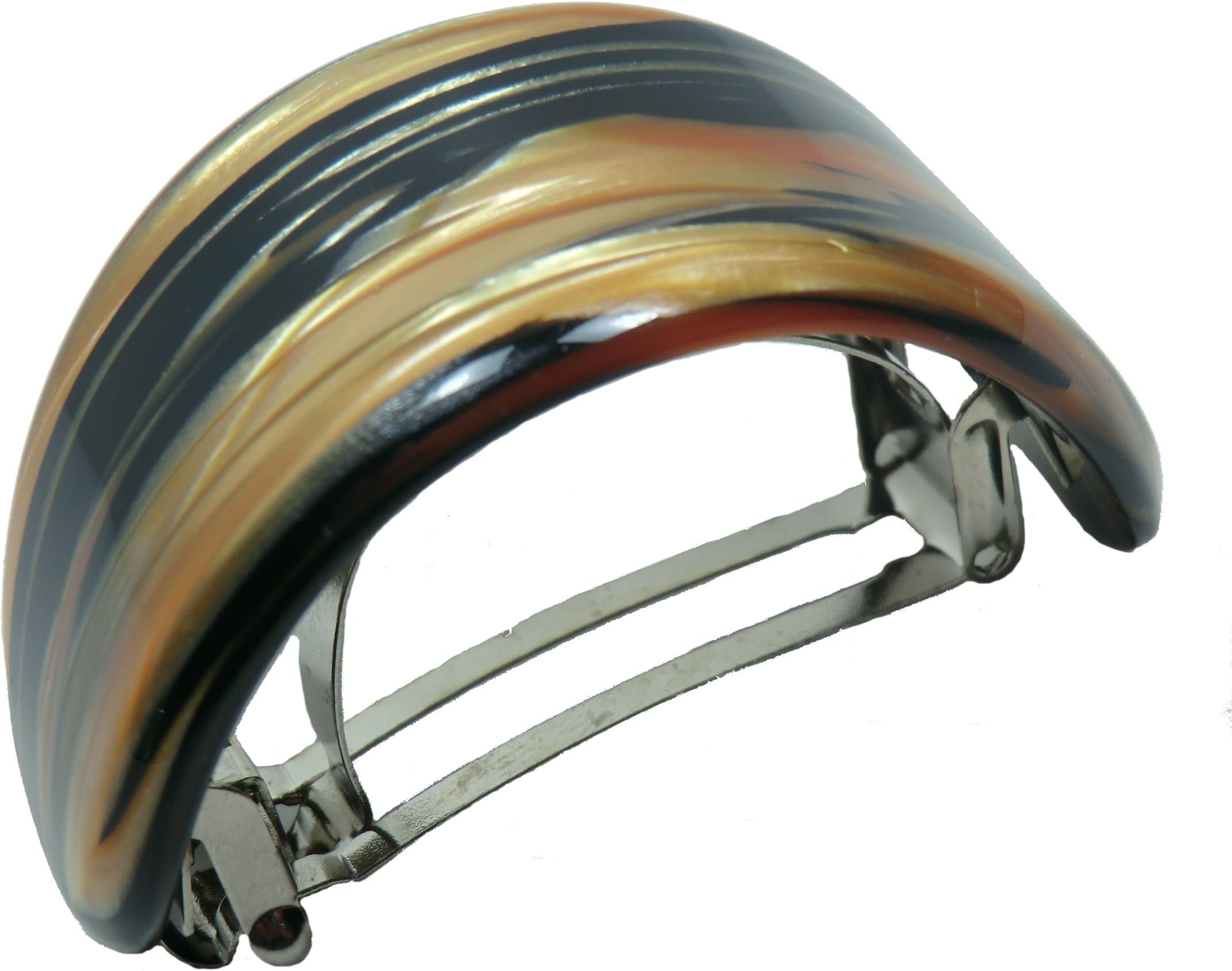 Charles J. Wahba Volume Ponytail Holder (Tiger Color) - Handmade in France