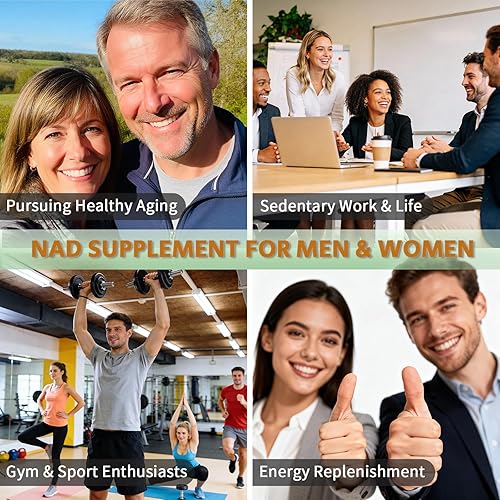 Miniatura 5 de Suplemento NAD de 1200 mg  60 cápsulas True NAD & Resveratrol, NMN Alternativo Liposomal NAD+ para mujeres y hombres, apoya la salud celular, la