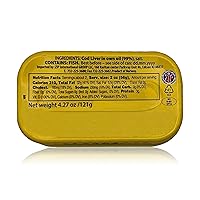 Vista 2 de Riga Gold Hígado de bacalao en aceite propio 4.27 oz/ 121g de Islandia (paquete 6)