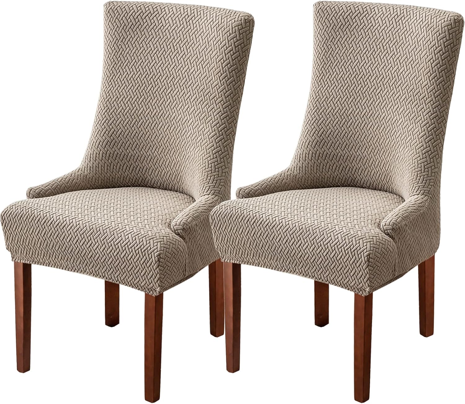 Wingback Dining Chair Covers High Stretch Wing Chair Slipcover Chair