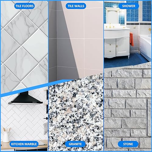 Miniatura 6 de Sellador de lechada  Spray sellador de azulejos para ducha, cocina, piso, sellador de lechada transparente para interiores y exteriores para mármol,