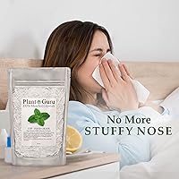 Vista 5 de Cristales de mentol, 1 libra, 100 % menta arvensis pura y natural, UPS de grado alimenticio