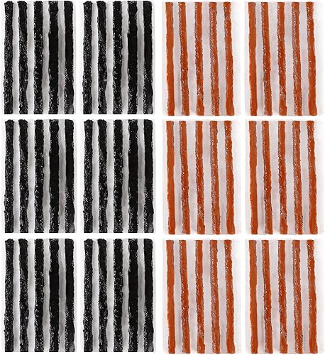 PUIBERS 60 tapones de reparación de neumáticos goma de reparación de neumáticos para pinchazos de neumáticos sin cámara cuerdas de reparación de