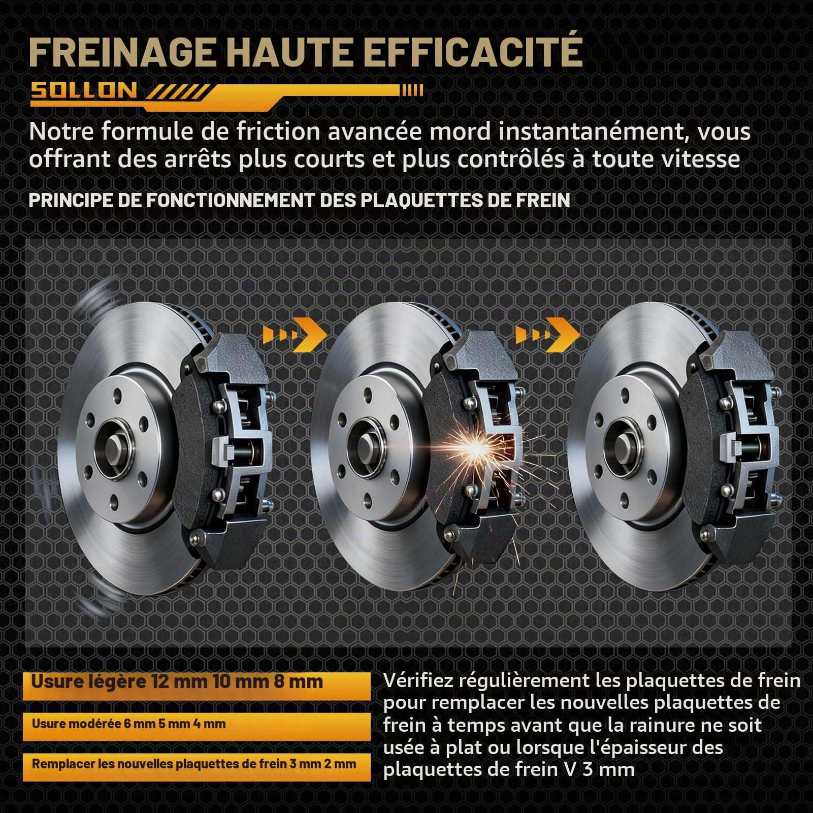 Plaquettes de frein avant et arrière pour Suzuki Bandit 1200 GSF 1200 2001-2005, GSXR 1100 W 1993-1996, GSXR 750 W 1994-1995, Hayabusa GSX1300R 1999-2007, TL1000R 1998-2002