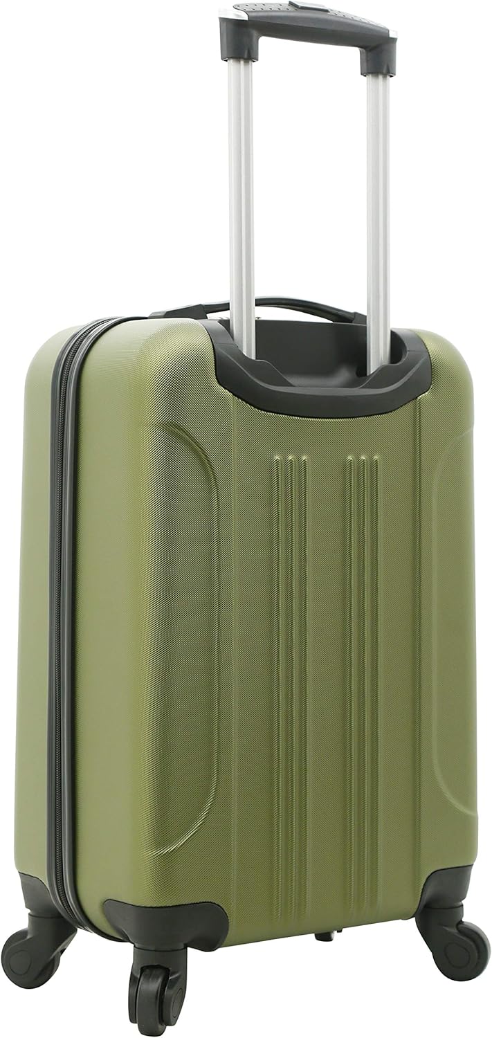  | Travelers Club Cosmo Hardside Spinner Luggage, Fern Green, Carry-On 20-Inch | Carry-Ons