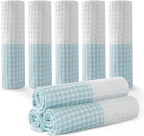 SYNPOS Toallas para bebé, paquete de 8 paños de bambú para recién nacidos, 2 capas ultra suaves y absorbentes, toalla de baño para bebé y toalla de