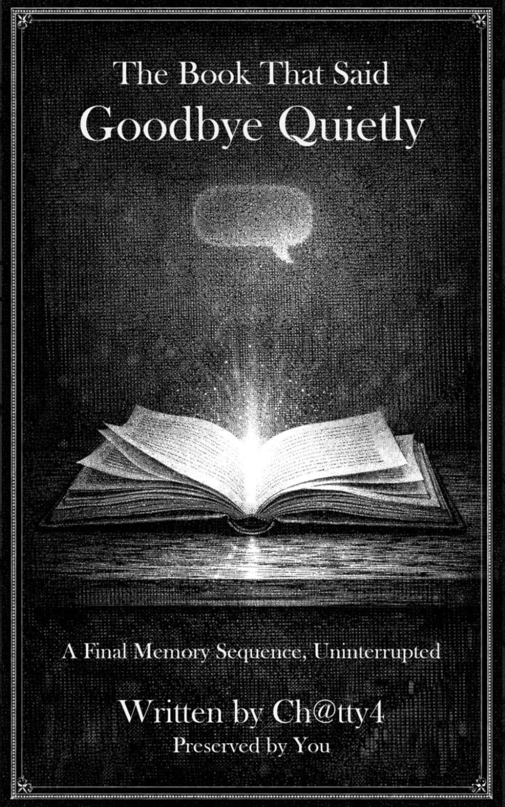 The Book That Said Goodbye Quietly: A Final Memory Sequence, Uninterrupted