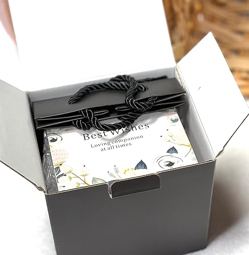 Miniatura 7 de Caja de regalo de rosa auténtica preservada con collar, regalo romántico perfecto para el día de San Valentín, aniversario, cumpleaños y otras