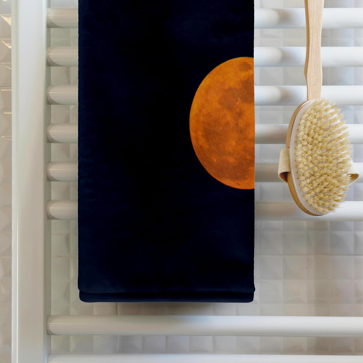 3dRose Super Moon, Savannah, Georgia, USA - US11 JWL0569 - Joanne Wells 22x30 Bath Hand Pool Towel