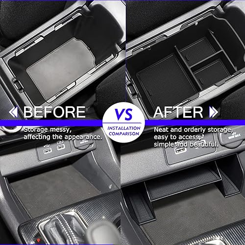 Miniatura 4 de Bandeja organizadora de consola central Civic 2024 2025 para Honda Civic 2023 2022 11 generación Sedan Hatchback LX EX Sport 2022 Accesorios Civic
