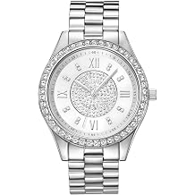 JBW Womens Mondrian 0.16 ctw Diamond Stainless Steel Watch J6303A