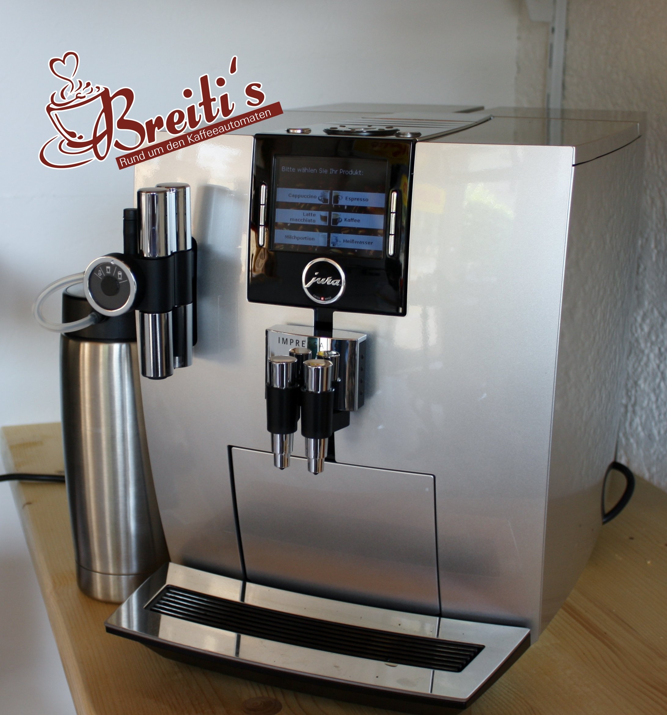 Jura Impressa J9 One Touch TFT – Coffee Makers (exprimé Machine, Silver, Coffee, cappuccino, 285 x 433 x 342 mm)