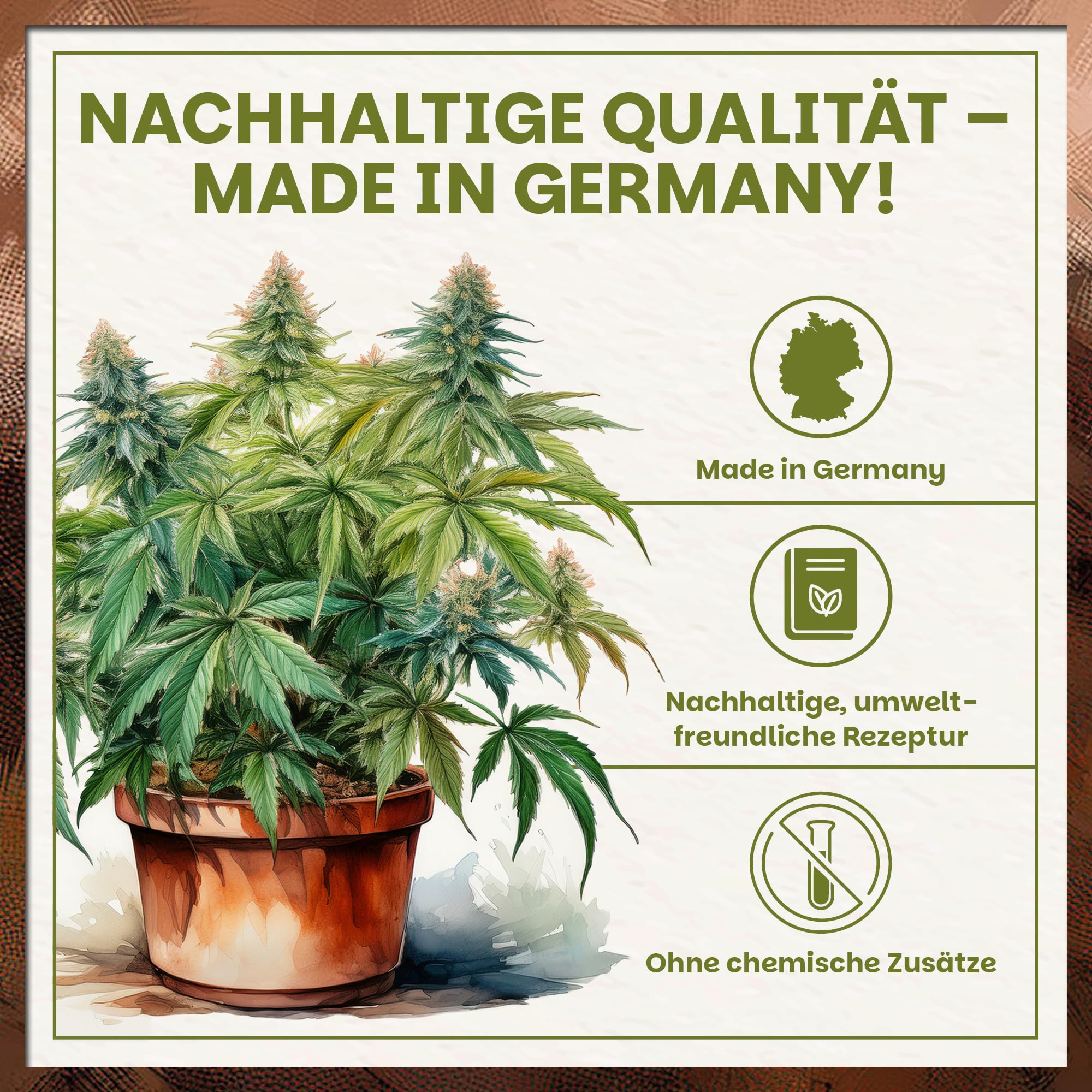 Green Home Cannabis & Hanferde 72 Liter | All Mix Erde für Wachstum & Blüte | Perfekt für Autoflower | Mit Perlite, Weißtorf & Kokosfaser | Langzeitnährstoffe | Optimaler pH-Wert: 5,8