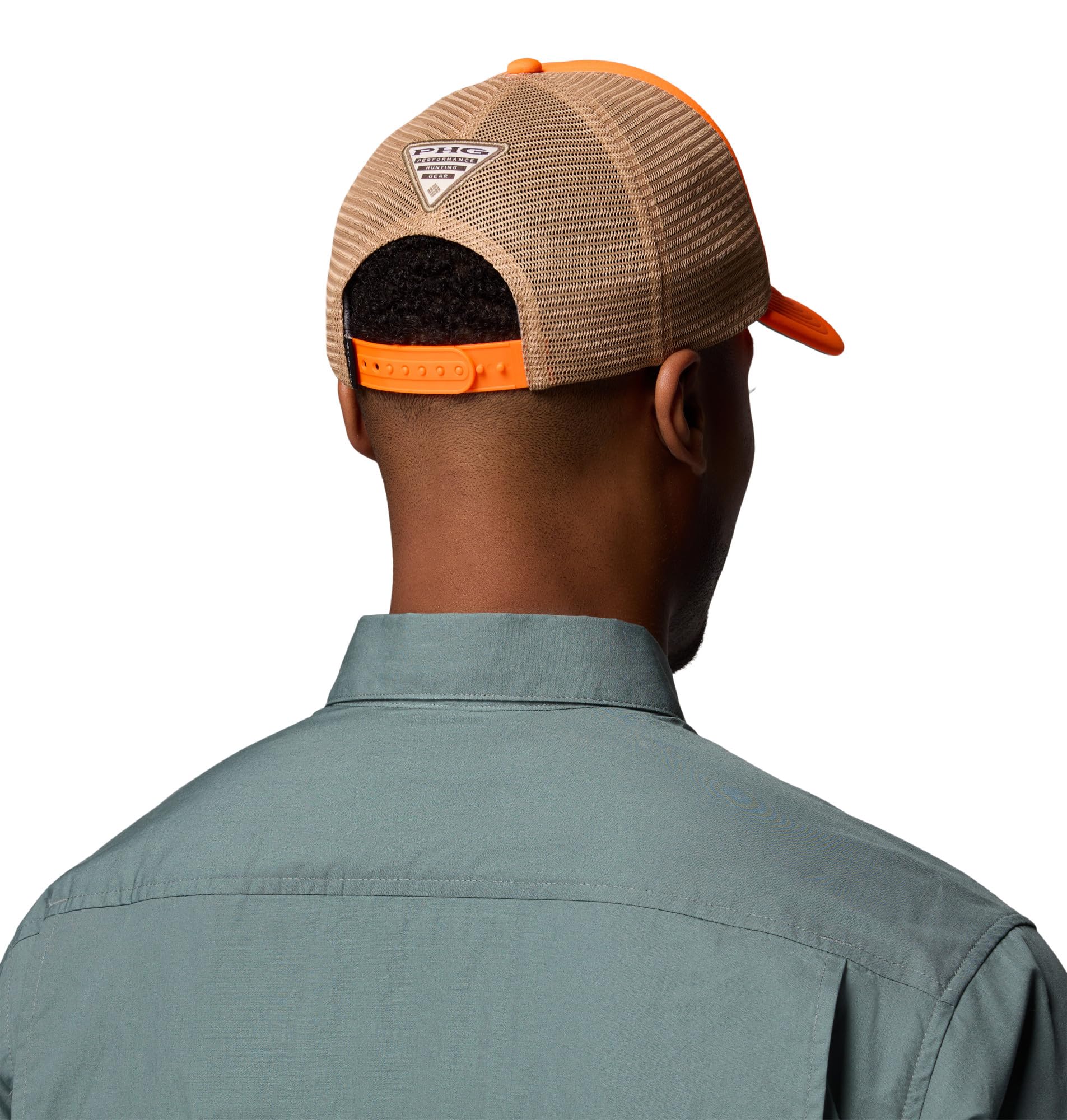 Columbia PHG Timberbuck Foam Trucker Cap, Blaze/Huckin N Truckin, Rozmiar uniwersalny