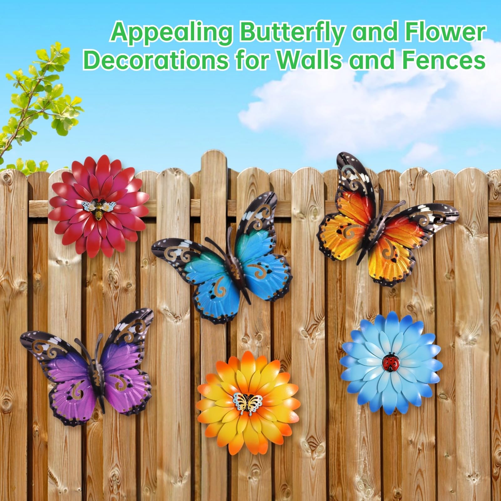 20 Mariposas Decorativas Con Imperdible | 6 Cm, Multicolor, De PVC Para Decoración De Interior, Jardín Y Manualidades