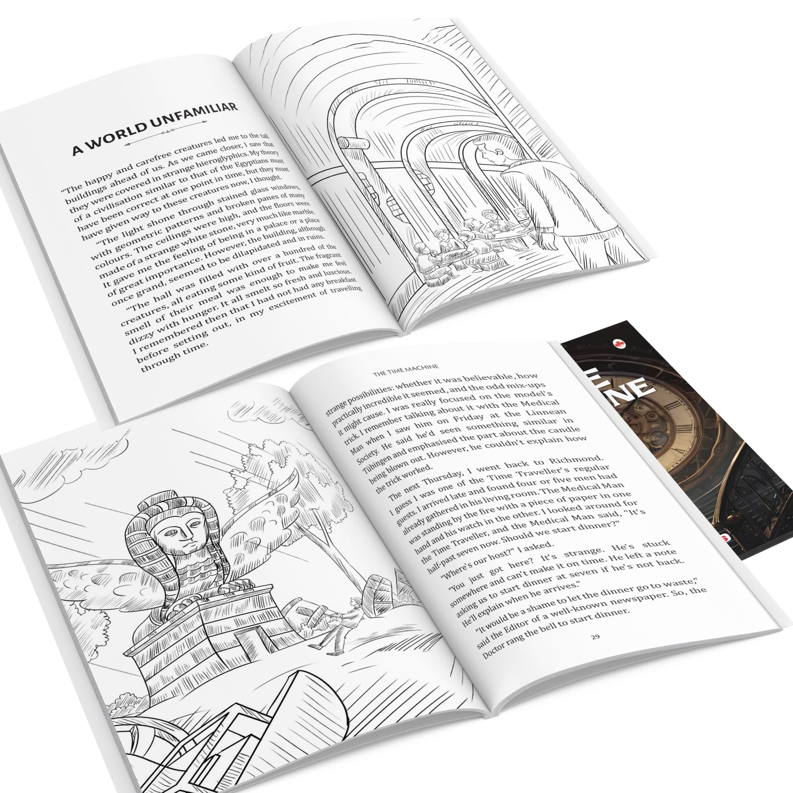 Time Machine (Abridged Classics) (Illustrated) - Novel - Story Book for Kids - English Stories for Children - Age 6+ - Ideal for Classroom Reading 2