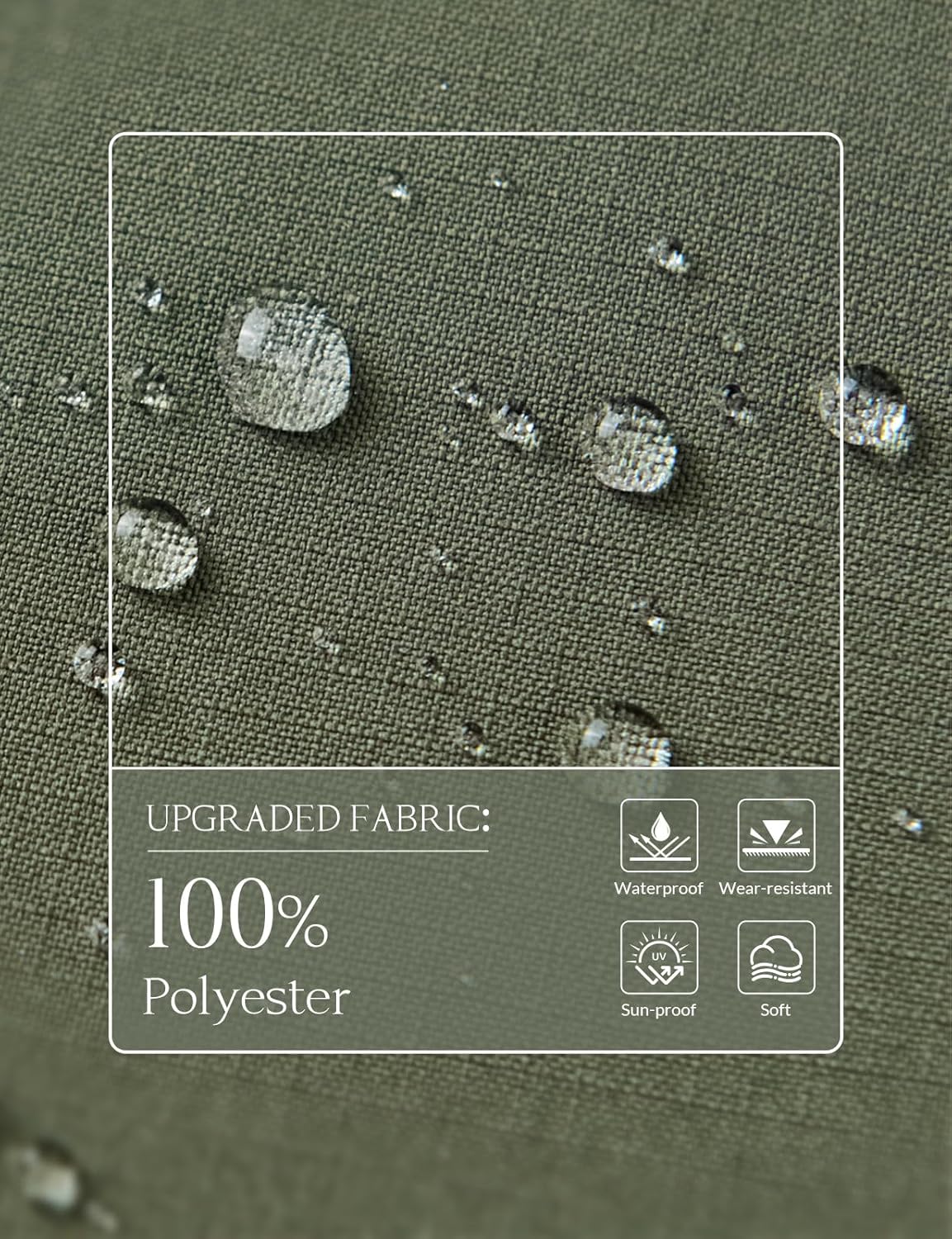 baleaf Women's 15'' Long Shorts with 7 Pockets Hiking Bermuda Shorts Knee Length Lightweight Quick Dry Cargo Capris - Image 3