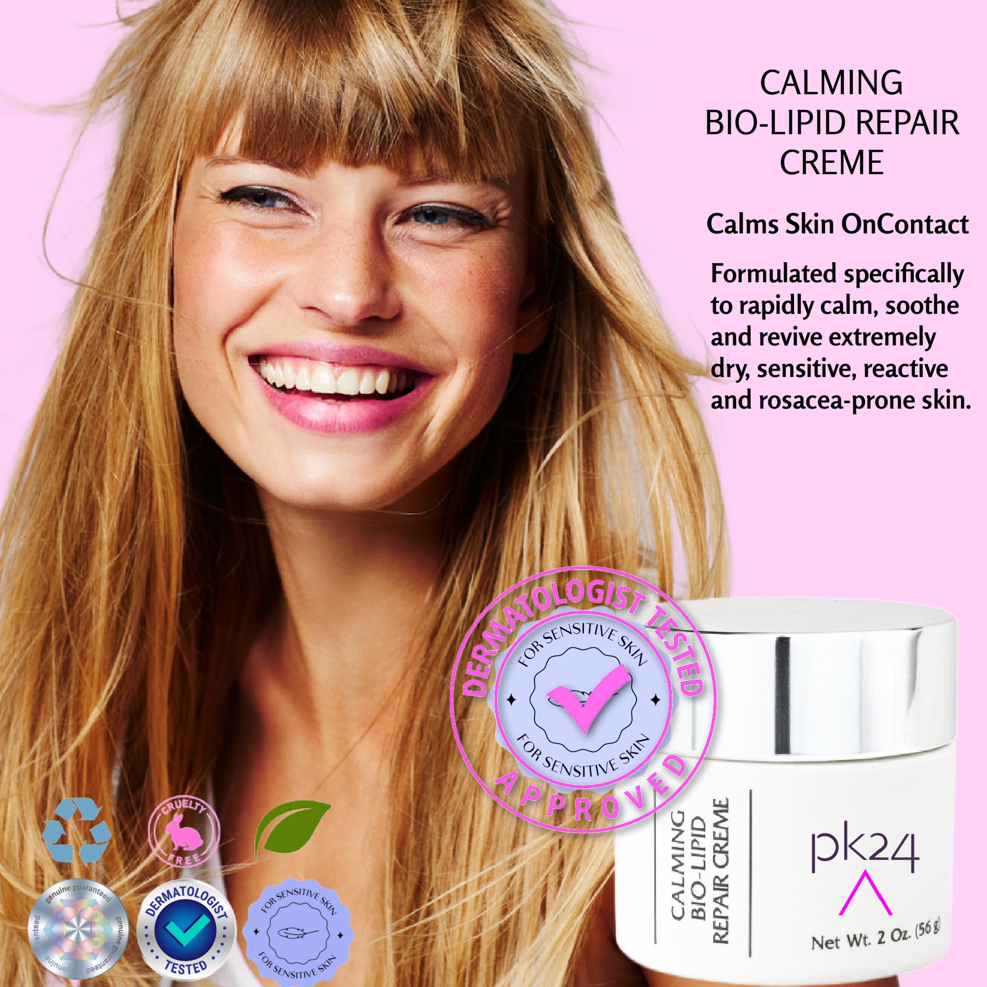 Amazon.com: PK24 Calming Bio-Lipid Repair Creme Revives Comfort