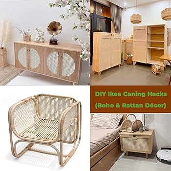 キャビネット・サイドボード Cane Weave Rattan Cabinet Amazon.com: 16