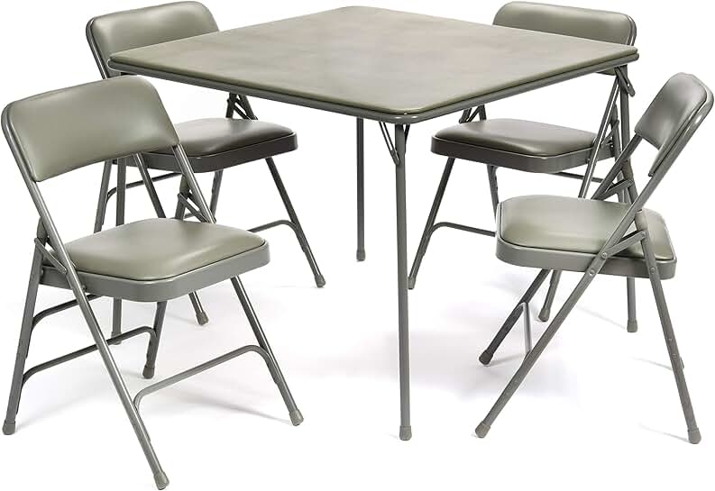 bridge table and chairs