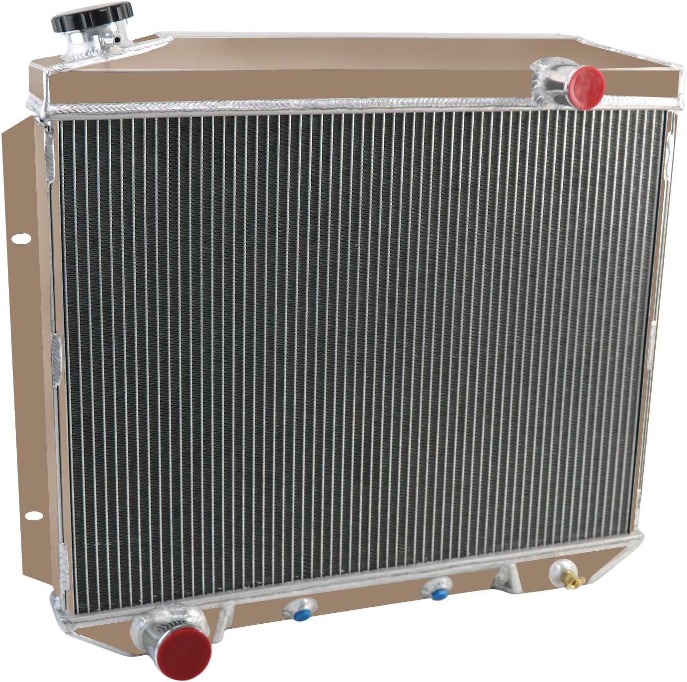 3 Rows Aluminum Radiator fit 1957 1958 1959 Ford Fairlane Ranchero Skyliner V8, Replacement Radiator, aluminum radiator
