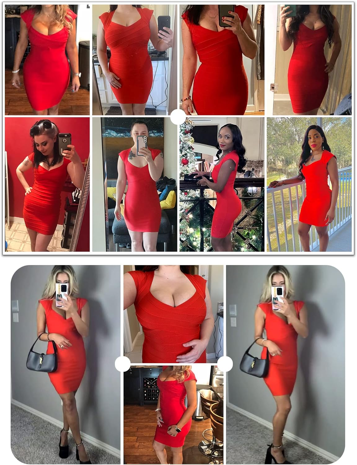 meilun Sexy Backless Lace-up Short Prom Homecoming Dress Short Sleeve Bodycon Cocktail Party Club Dress - Image 4