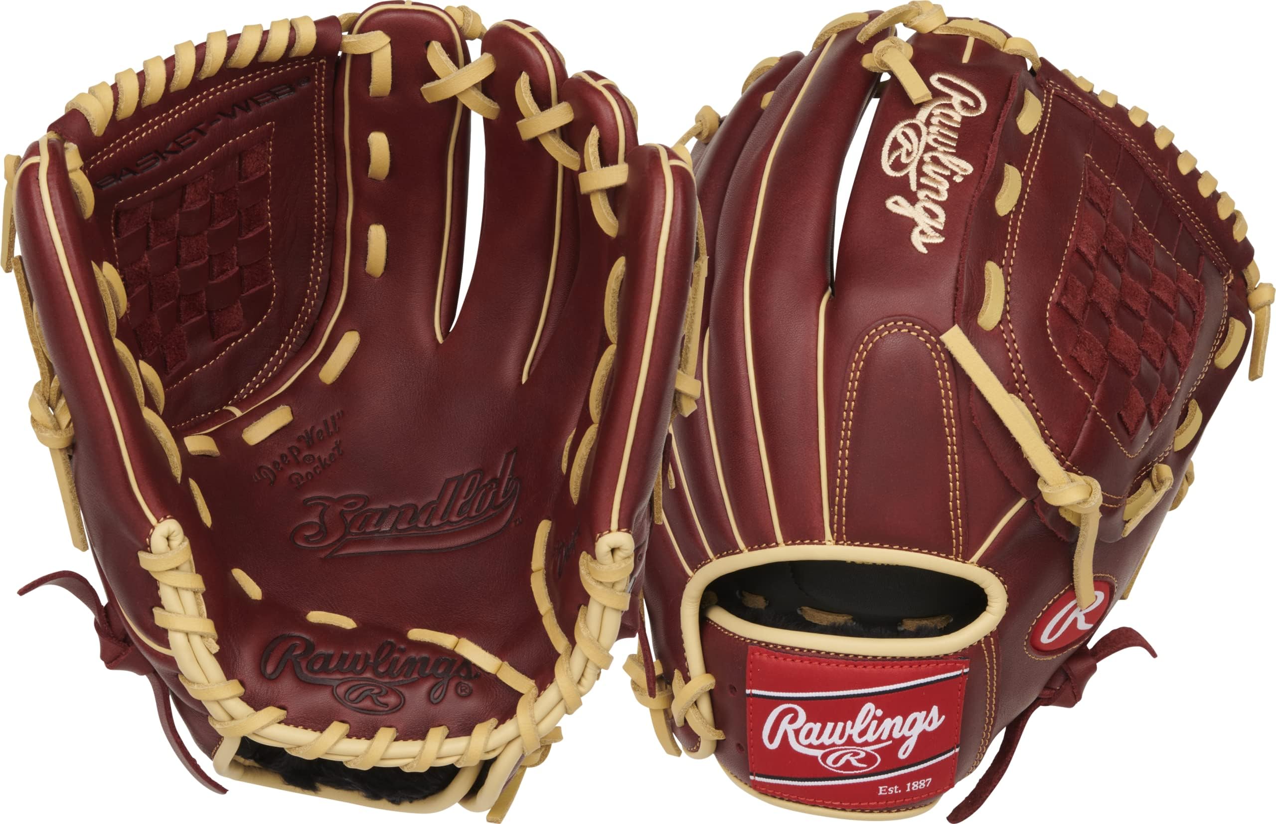 'Rawlings | Sandlot Baseball Glove | Sizes 11.5''-12.75'' | Multiple Styles'