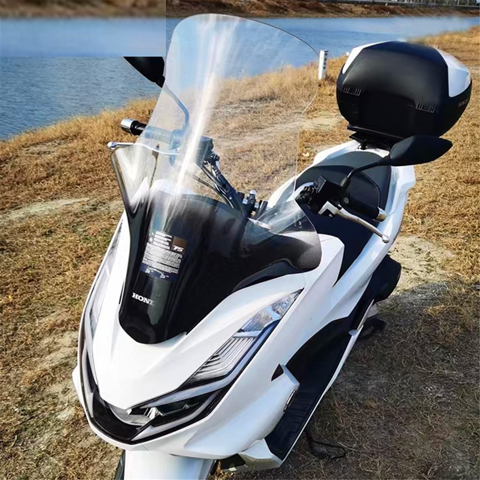 Amazon | PCX125/160/e:HEV(21~23年モデル)用 ボディマウントシールド  