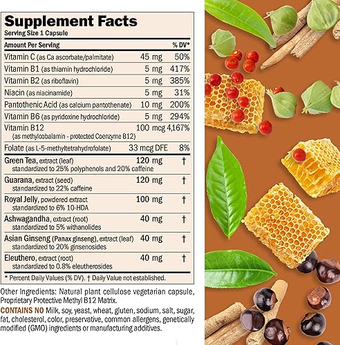 Miniatura 2 de ANDREW LESSMAN Urgent Energy 360 cápsulas - Proporciona un medio seguro y saludable para mejorar los niveles de energía y la sensación de bienestar,