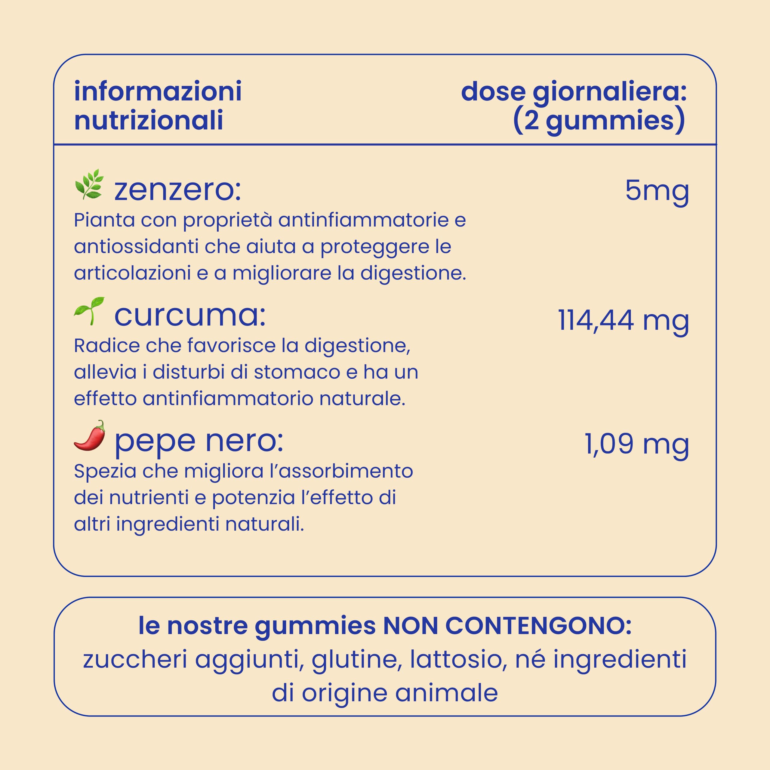 Jelly Pills Gommose Curcuma con Zenzero Piccante e Pepe Nero - Fonte di Curcumina e Piperina - 70 Gummies Vegane - Senza Zuccheri Aggiunti - Gusto Arancia Naturale - Salute Digestiva