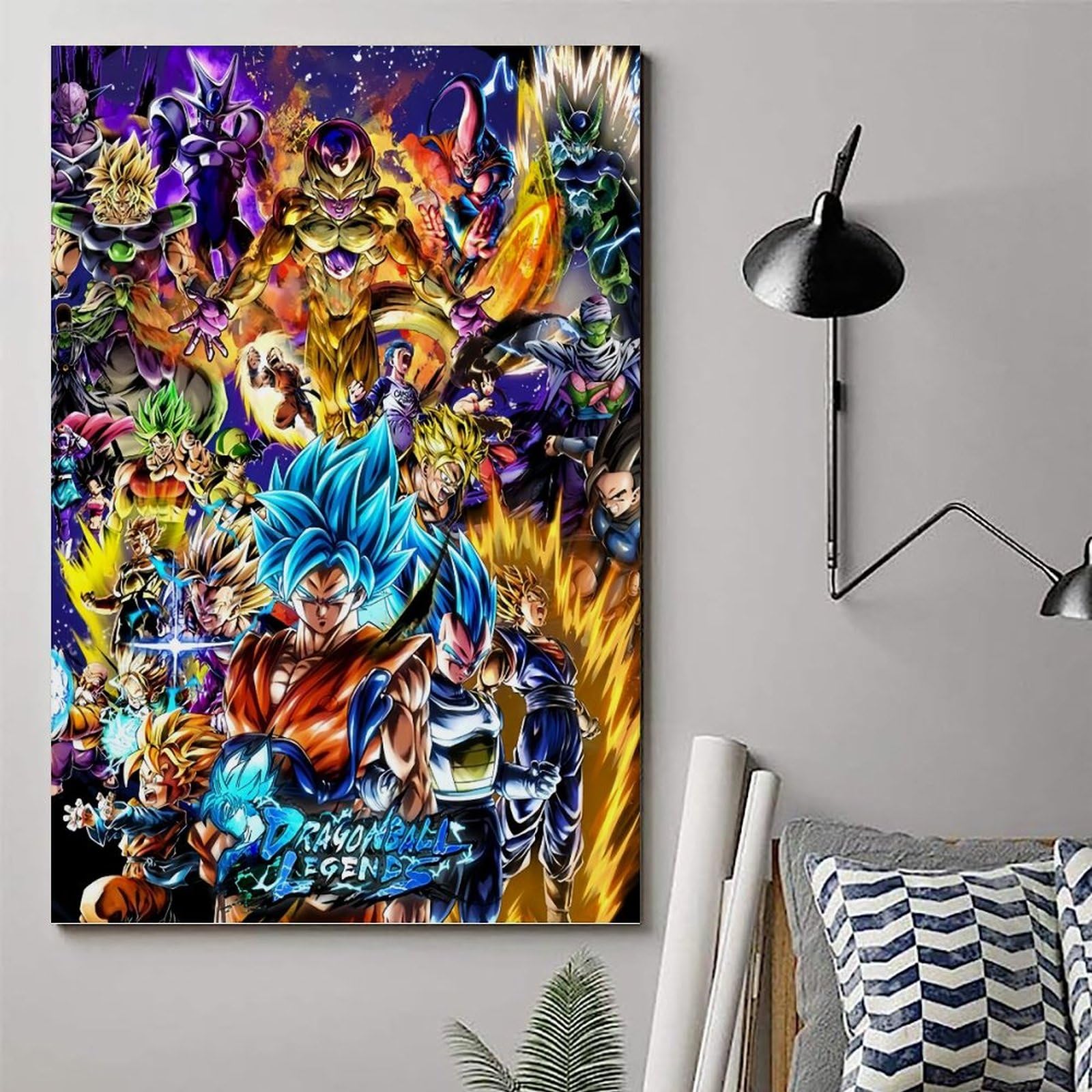 Poster Dragon Ball Sans Cadre 30x45 Cm – Décoration Murale Anime Chambre, Style 7, Éclat Garanti Pour Fans