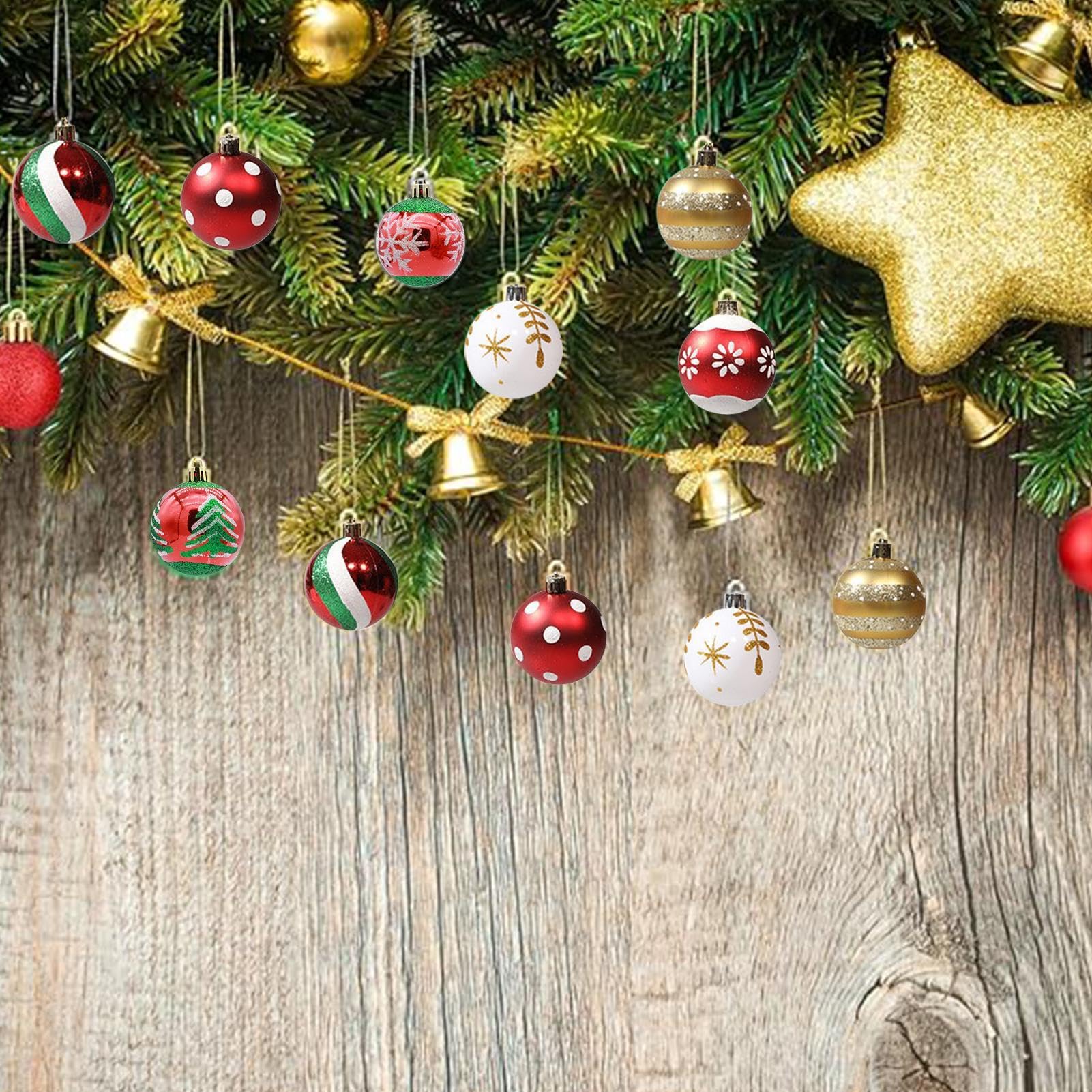 Bolas de árbol de Navidad, Colgante de Bola de Navidad | 48 de