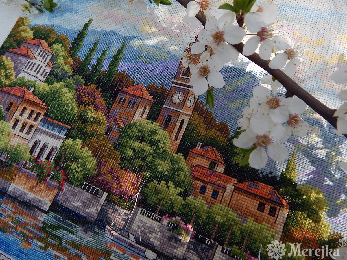 Merejka Lago di Como Kruissteek Kit