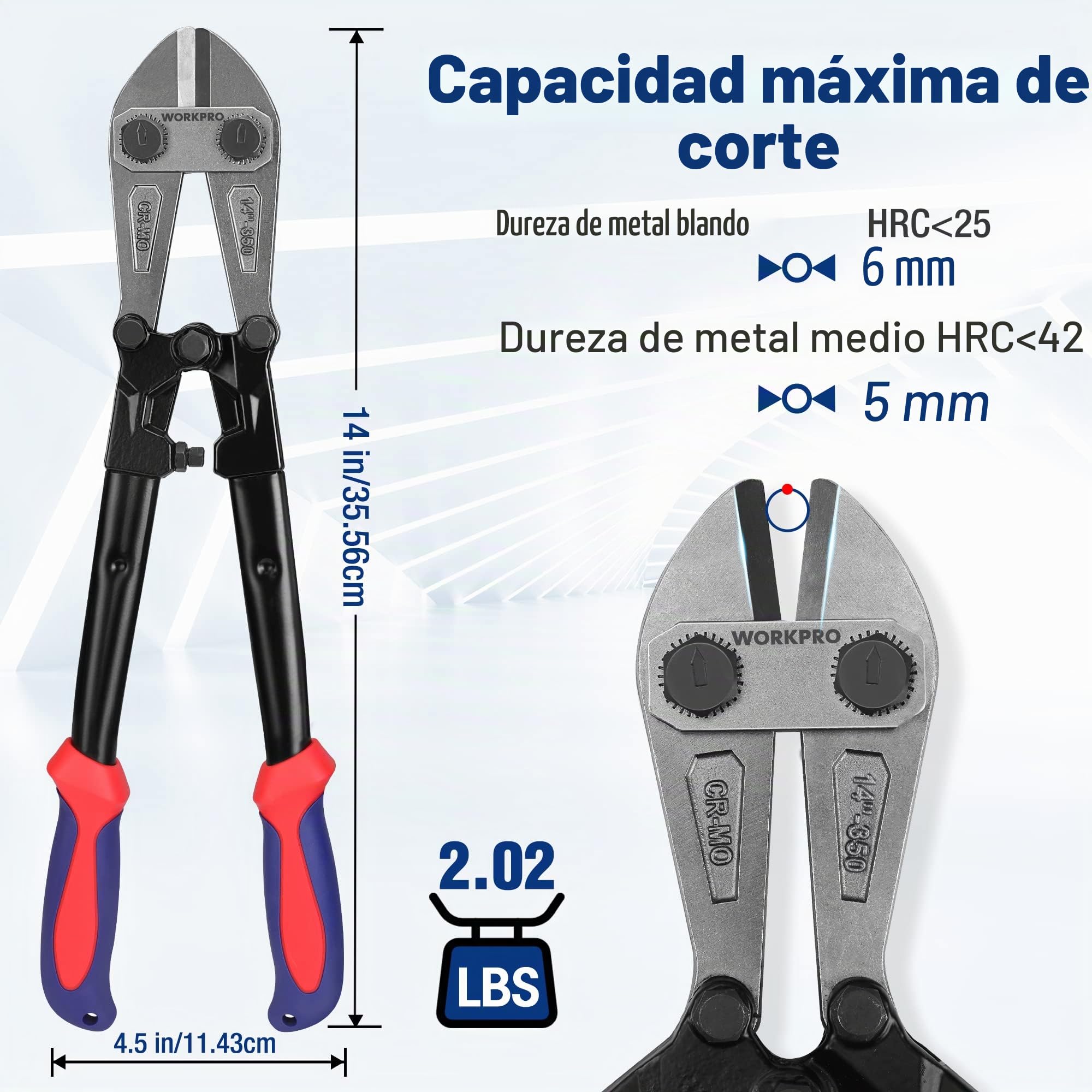 Workpro - Cortador de pernos, W017004A