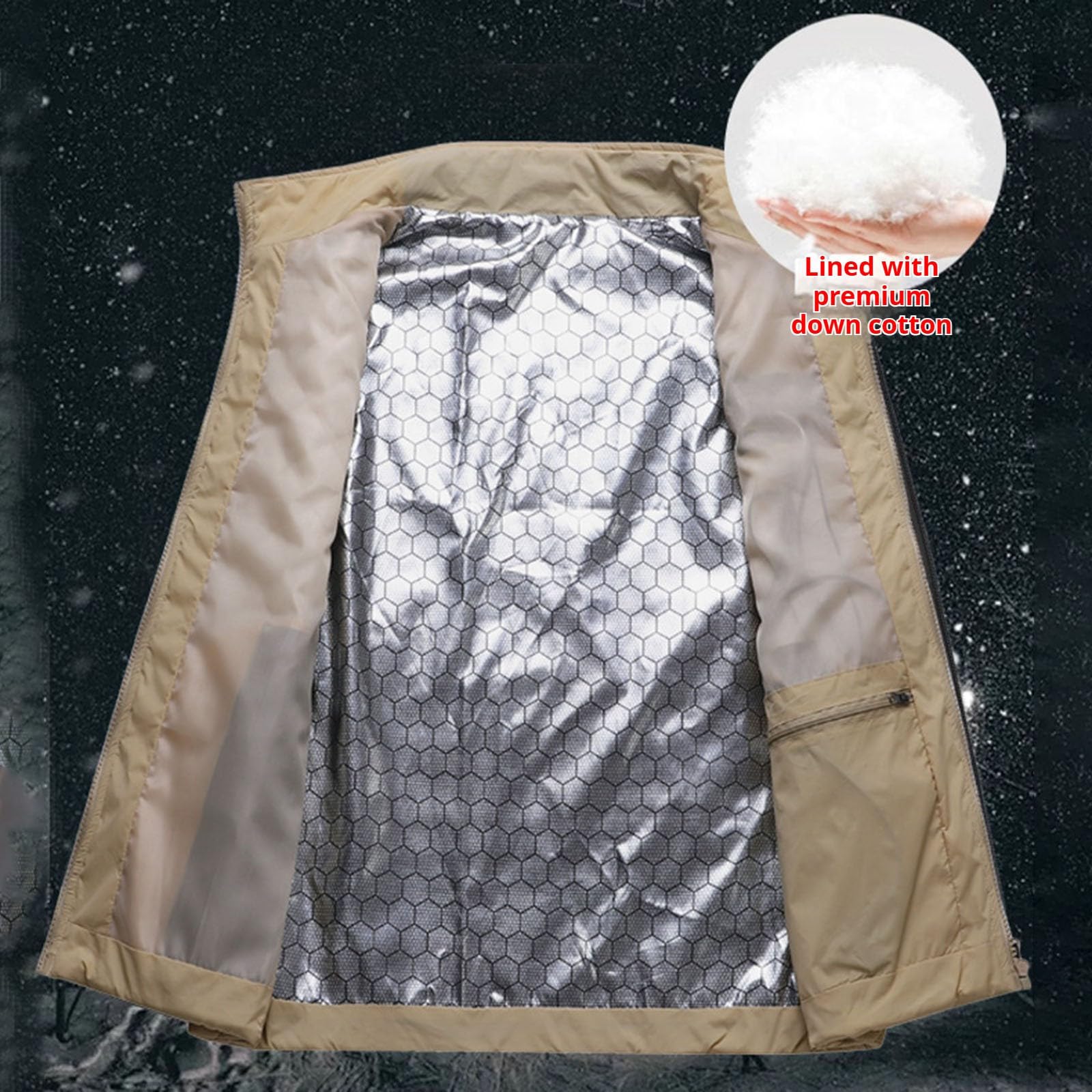 Generisch Gilet chauffant pour femme, rechargeable, sans manches, gilet d'hiver isolant thermique, pour activités de plein air